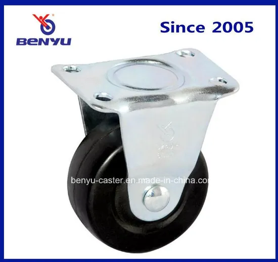 Light-Duty Hard Rubber Industrial Caster