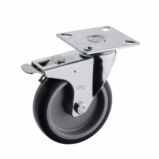Swivel Plate with Brake Instrumental Caster (P110-34B050X20S)