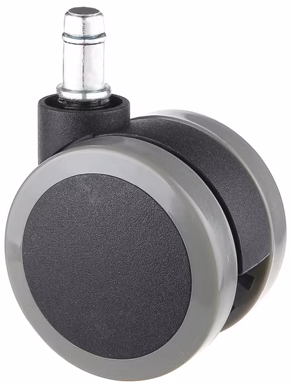 Acessórios para móveis de escritório roda giratória gêmea para cadeira de escritório