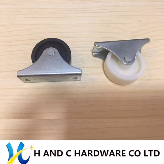 Caixa de ferragens para móveis rodízio de plástico rodízio PP rodízio de roda única