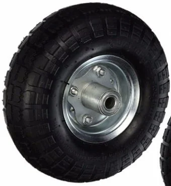 Rodas de ferramenta de carrinho de jardim pneumático 10 polegadas 10X3.50-4